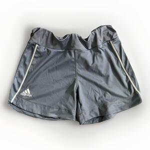 Adidas Womens Gray Athletic Shorts Size Medium Activewear